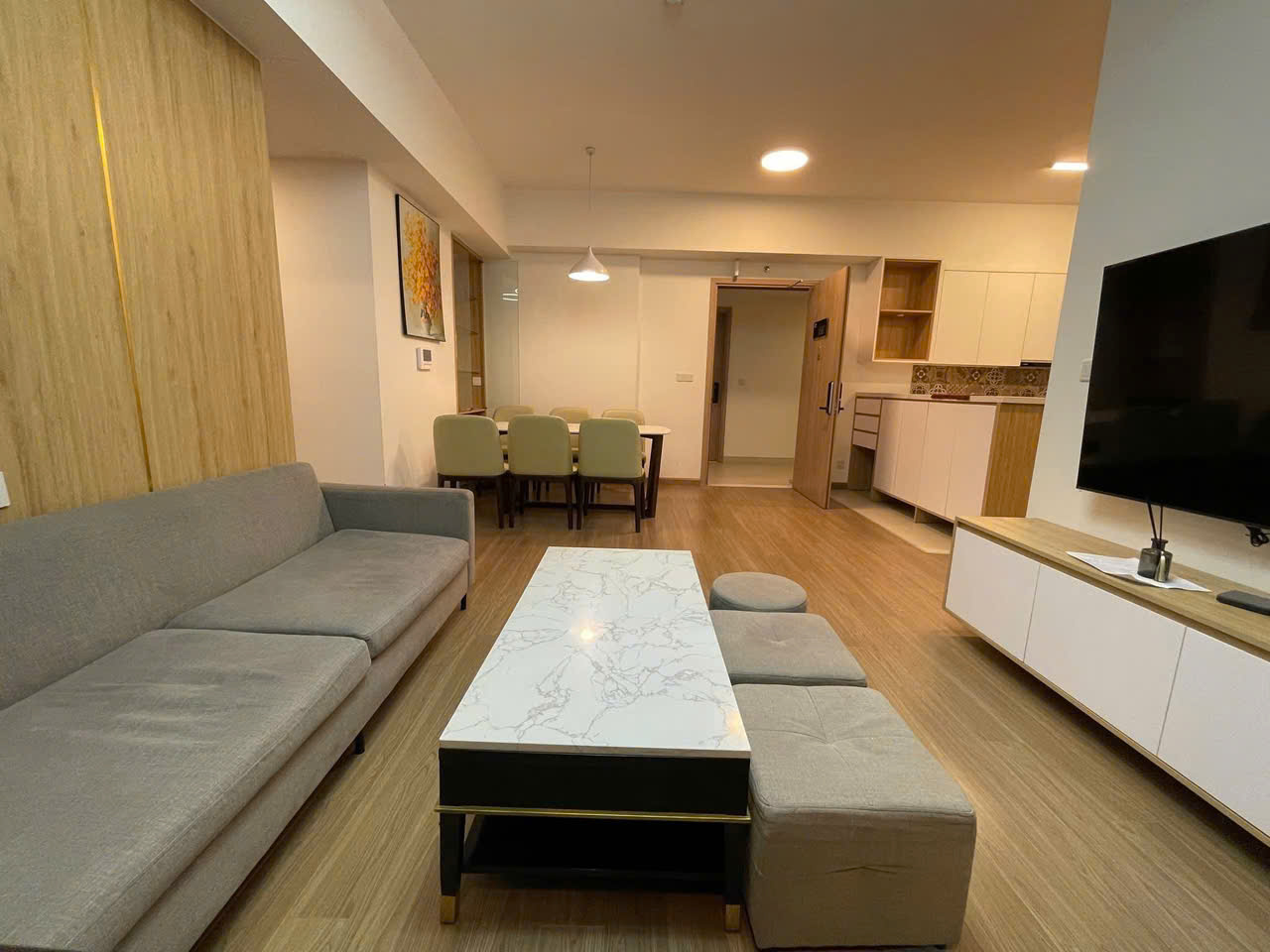 3 bedrooms fully furniture apartment in park 1 building Aquabay area 1