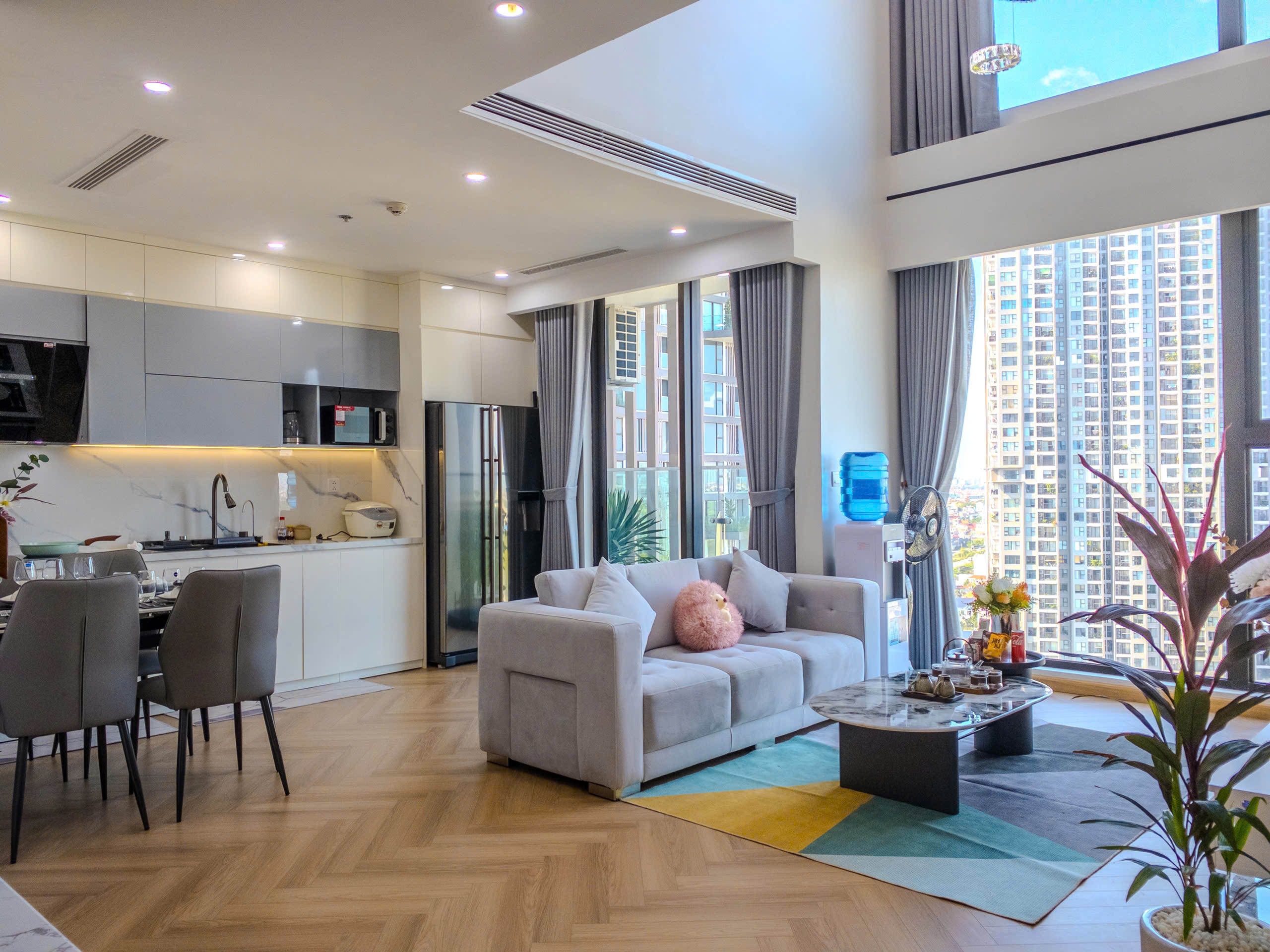 Duplex 3 bedrooms apartment in Solforest modern furnished 3
