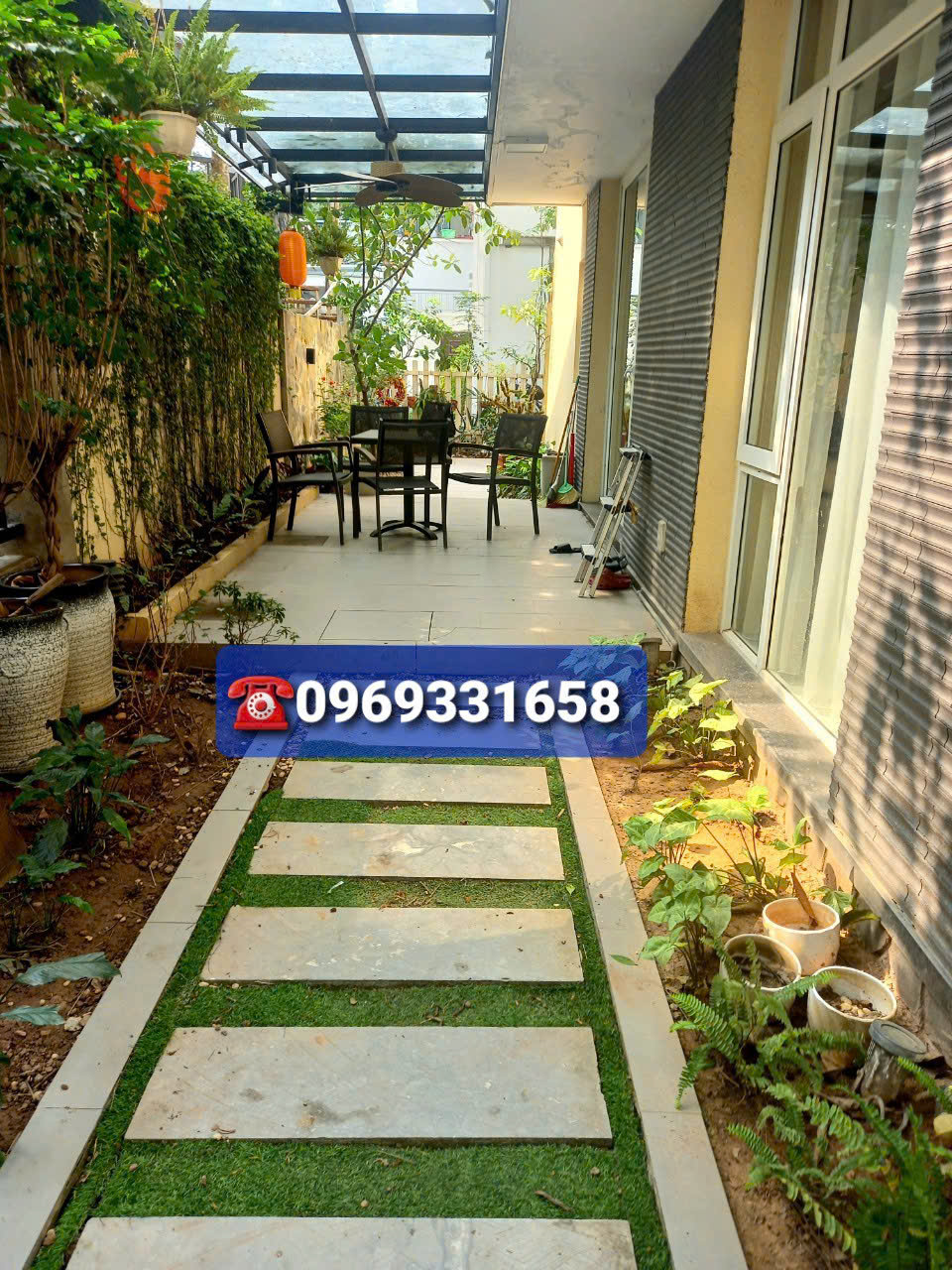 Fully furnished villa for rent in Vuon Tung 3 bedrooms 4