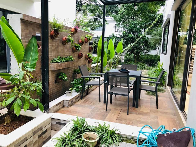 Garden villa with nice furniture in Park River